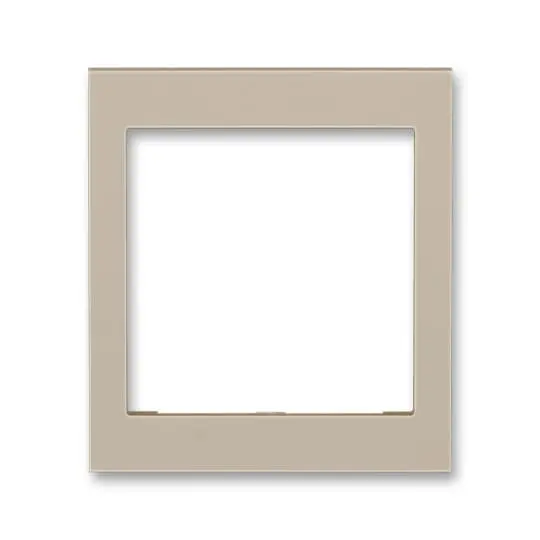 3901H-A00355 18  Rámeček jednonásobný s otvorem 55×55, střední, macchiato
